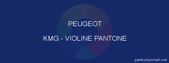 Peugeot paint KMG Violine Pantone