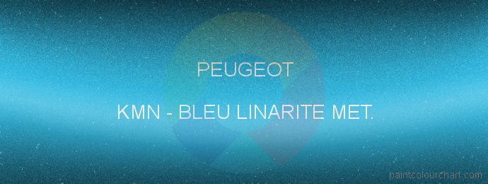 Peugeot paint KMN Bleu Linarite Met.