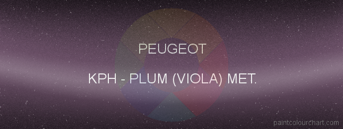 Peugeot paint KPH Plum (viola) Met.