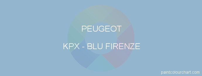 Peugeot paint KPX Blu Firenze