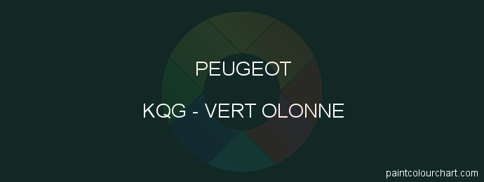 Peugeot paint KQG Vert Olonne