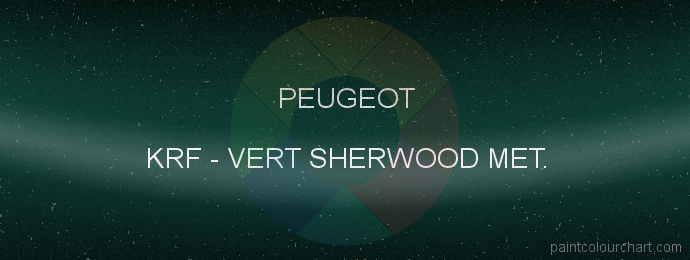 Peugeot paint KRF Vert Sherwood Met.