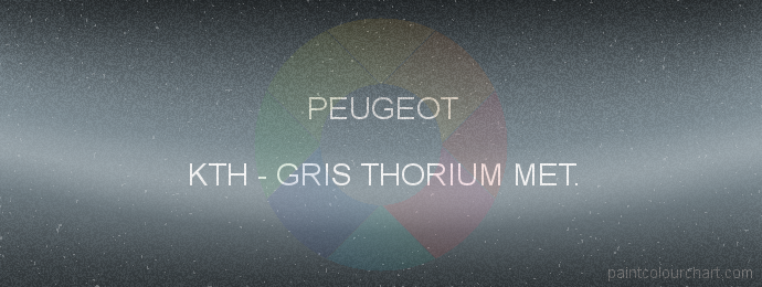 Peugeot paint KTH Gris Thorium Met.