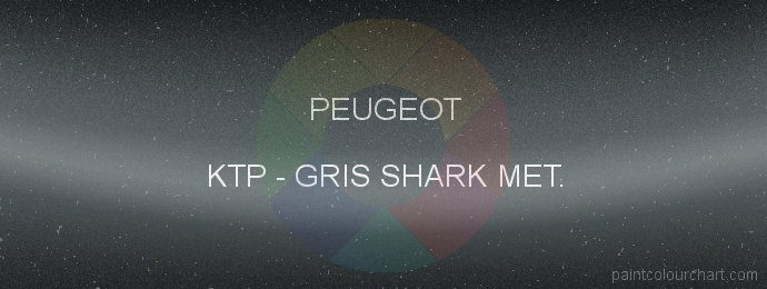 Peugeot paint KTP Gris Shark Met.