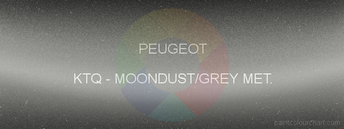 Peugeot paint KTQ Moondust/grey Met.