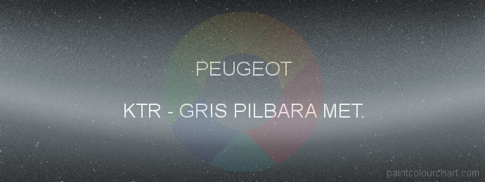 Peugeot paint KTR Gris Pilbara Met.