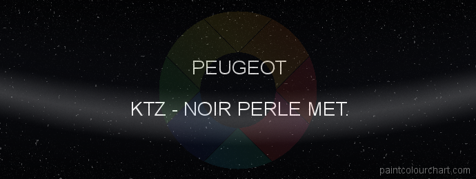Peugeot paint KTZ Noir Perle Met.