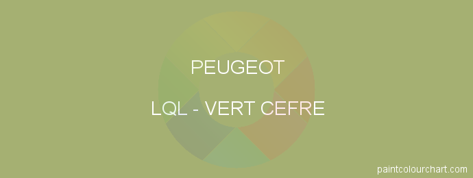 Peugeot paint LQL Vert Cefre