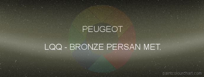 Peugeot paint LQQ Bronze Persan Met.