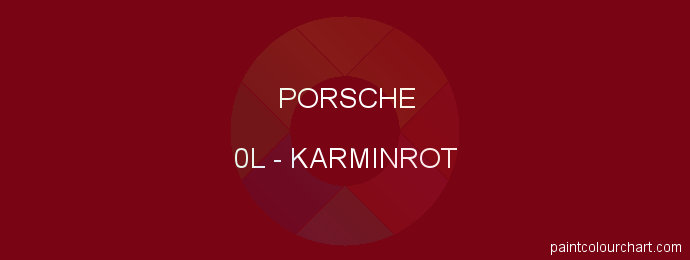 Porsche paint 0L Karminrot