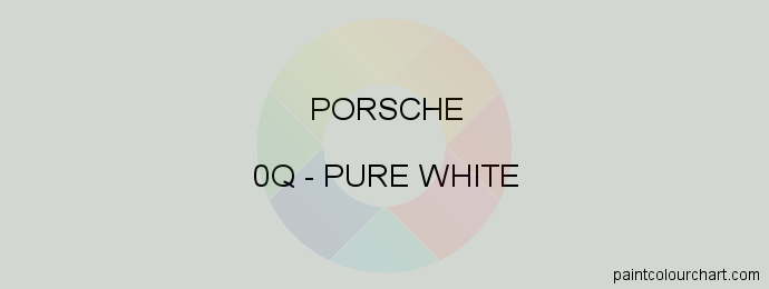 Porsche paint 0Q Pure White