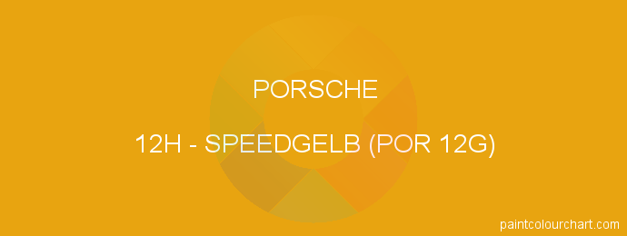 Porsche paint 12H Speedgelb (por 12g)