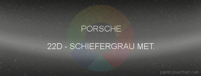 Porsche paint 22D Schiefergrau Met.