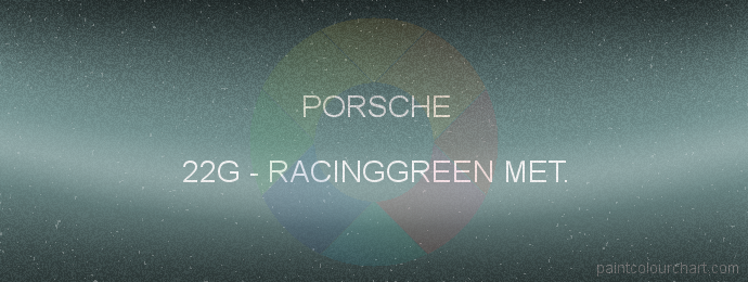 Porsche paint 22G Racinggreen Met.