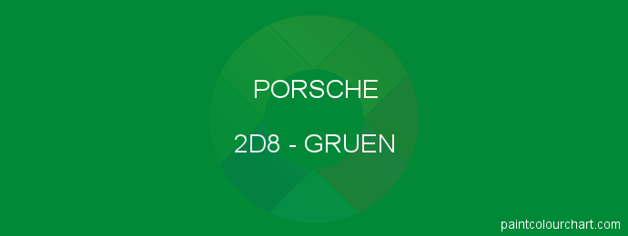 Porsche paint 2D8 Gruen