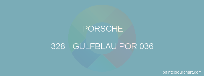 Porsche paint 328 Gulfblau Por 036