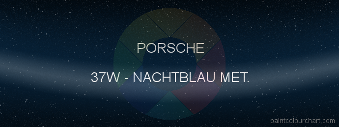 Porsche paint 37W Nachtblau Met.