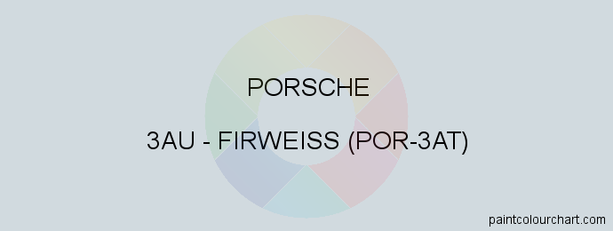 Porsche paint 3AU Firweiss (por-3at)