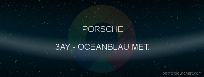 Porsche paint 3AY Oceanblau Met.