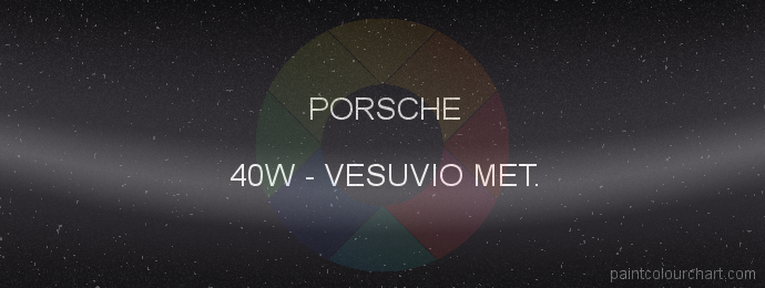 Porsche paint 40W Vesuvio Met.