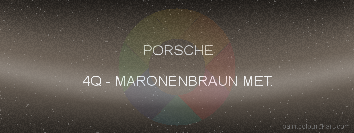 Porsche paint 4Q Maronenbraun Met.