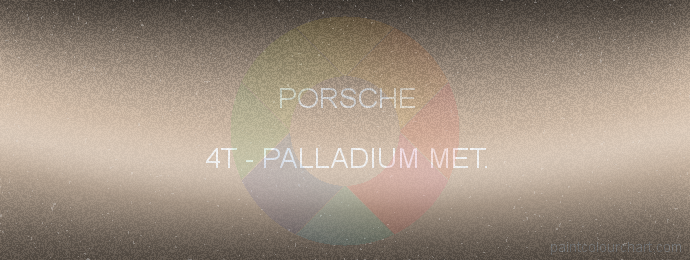 Porsche paint 4T Palladium Met.