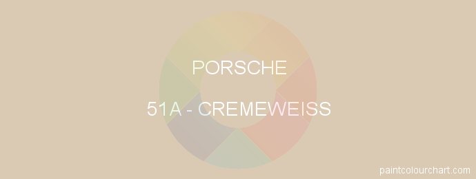 Porsche paint 51A Cremeweiss
