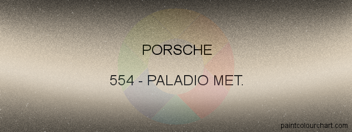 Porsche paint 554 Paladio Met.
