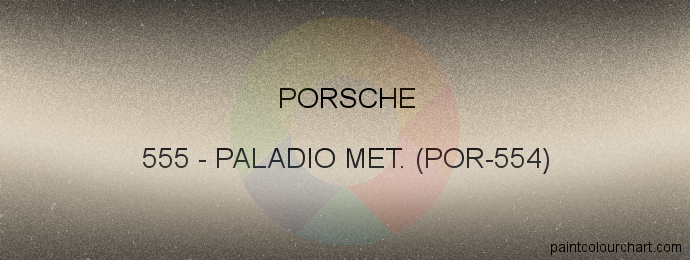 Porsche paint 555 Paladio Met. (por-554)