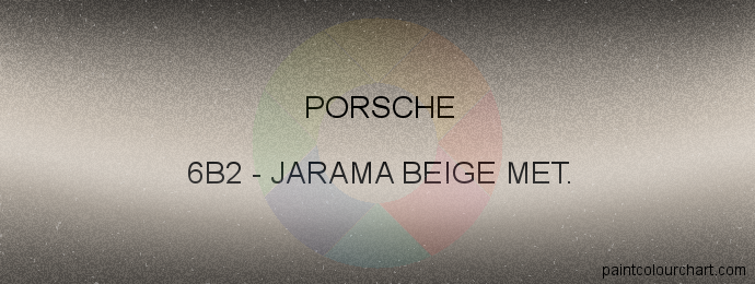 Porsche paint 6B2 Jarama Beige Met.