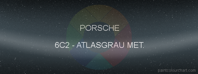 Porsche paint 6C2 Atlasgrau Met.