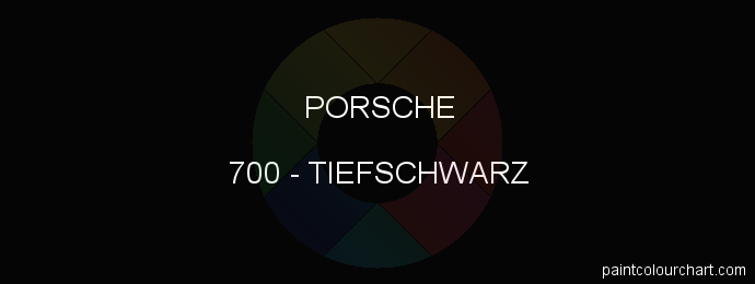 Porsche paint 700 Tiefschwarz