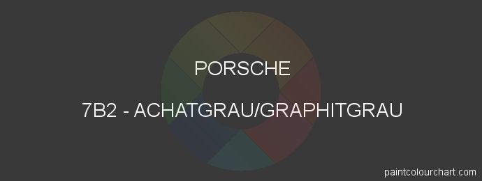 Porsche paint 7B2 Achatgrau/graphitgrau
