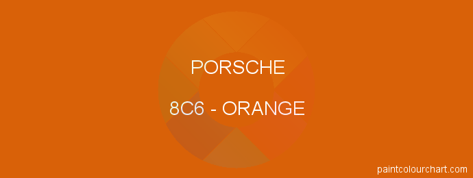 Porsche paint 8C6 Orange