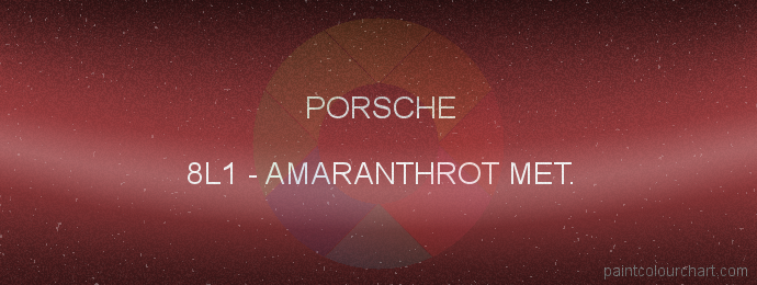 Porsche paint 8L1 Amaranthrot Met.