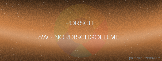 Porsche paint 8W Nordischgold Met.