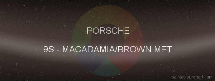 Porsche paint 9S Macadamia/brown Met.