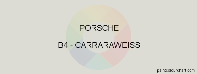 Porsche paint B4 Carraraweiss