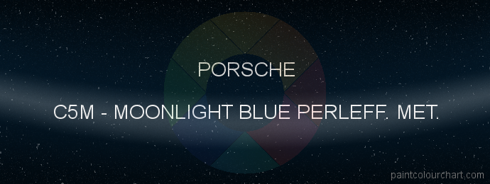 Porsche paint C5M Moonlight Blue Perleff. Met.