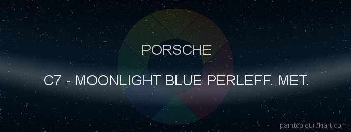 Porsche paint C7 Moonlight Blue Perleff. Met.