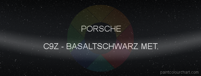 Porsche paint C9Z Basaltschwarz Met.