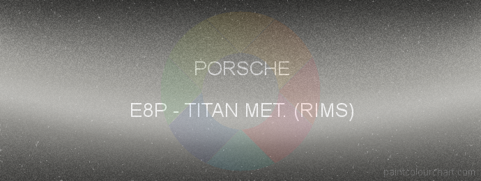 Porsche paint E8P Titan Met. (rims)