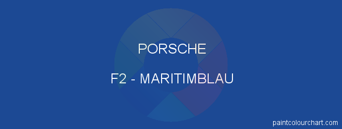 Porsche paint F2 Maritimblau