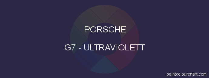 Porsche paint G7 Ultraviolett