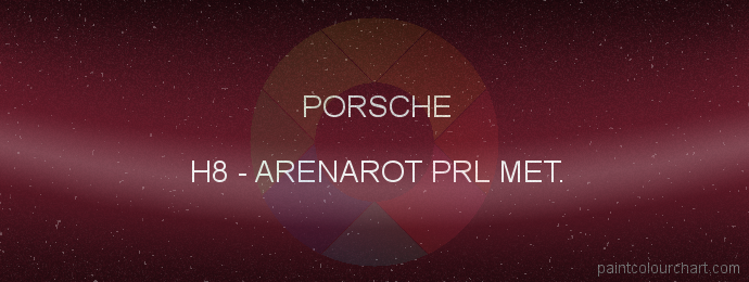 Porsche paint H8 Arenarot Prl Met.