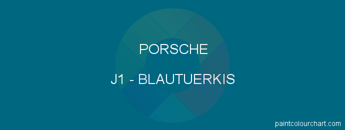 Porsche paint J1 Blautuerkis