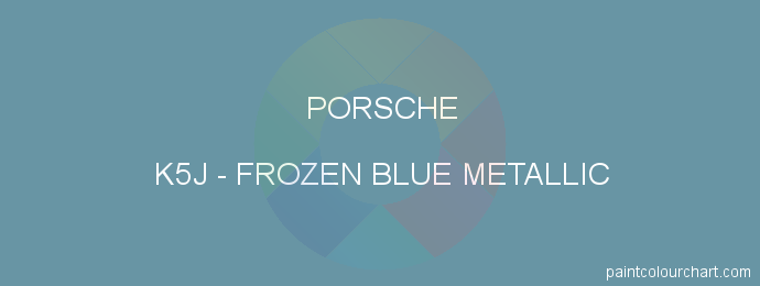 Porsche paint K5J Frozen Blue Metallic