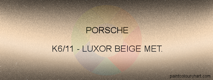 Porsche paint K6/11 Luxor Beige Met.