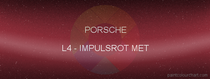 Porsche paint L4 Impulsrot Met