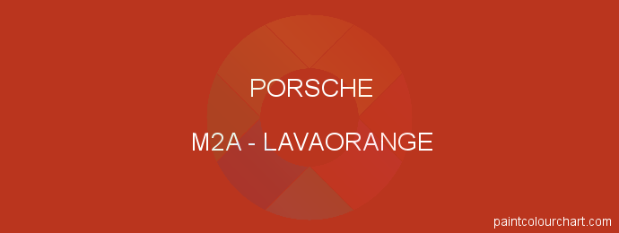 Porsche paint M2A Lavaorange